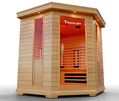 6 Person Indoor Infrared Full Spectrum Sauna | Medical 6 Plus™