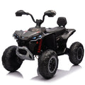 Kids Electric ATV Built for Outdoor Adventures, 12V Dual Motor, 2 Seater Design, Spring Suspension