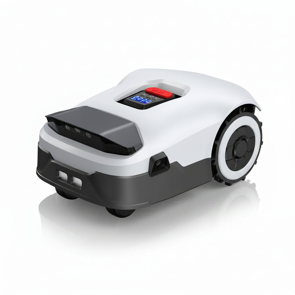 Robot Lawn Mower NO Wire - 0.9 Acre, Full Band Rtk+4-Eye Vision Robotic Lawnmower, Automatic Mapping, 30 Multi-Zone Management, Accurate Obstacle Avoidance, Intelligent Anti-Theft, APP Control