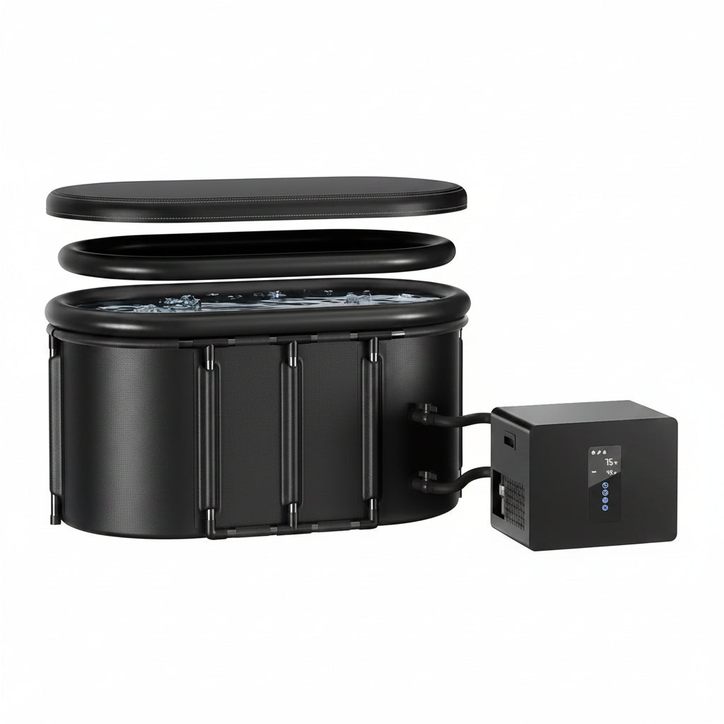 1/3HP Ice Bath Chiller & 148Gal Cold Plunge Tub Bundle