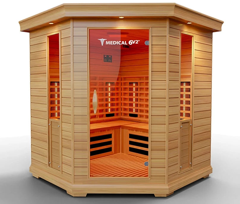 6 Person Indoor Infrared Full Spectrum Sauna | Medical 6 Plus™