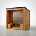 Traditional Cedar Sauna Built for Home Wellness, 4-6 Person Capacity, Electric Heater, WiFi Control, LED Lights