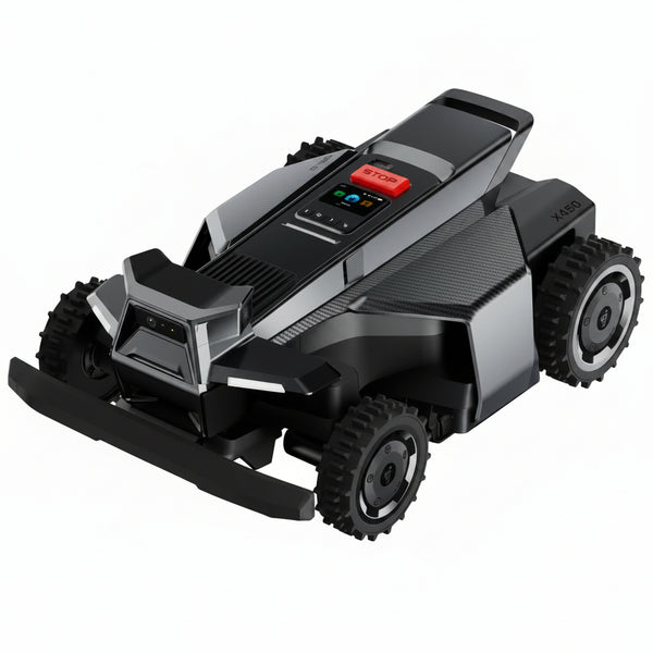 X450 17 In. Robot Lawn Mower (1 1/2 Acre) RTK + 360 Degree Camera, AWD, Weather Adaptive, AI Obstacle Avoidance